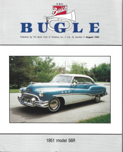 THE BUICK BUGLE 1991 AUG - '51 MODEL 56 RIVIERA, '65 49447